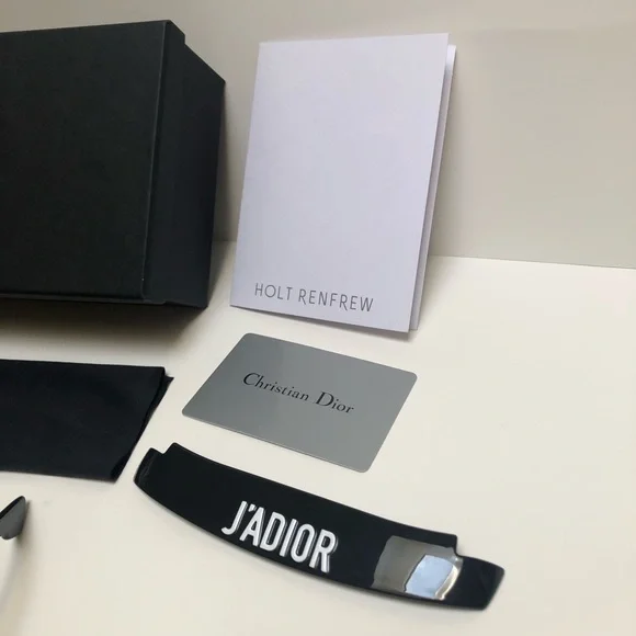 Christian Dior J’Adior Visor Black Authentic Sunglasses EUC - Picture 6 of 17